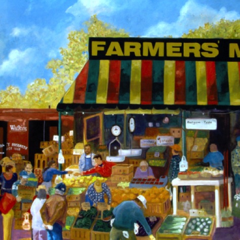 Farmer's Market
36x48
SOLD - Nodaway Valley Bank